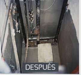 Impermeabilización de foso de ascensor